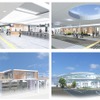 茨木駅は3月16日からリニューアル工事に着手する。画像はこのほど発表された茨木駅舎のデザイン。2018年春の工事終了を目指す。