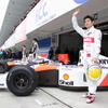 マクラーレン・ホンダデモランの様子