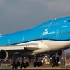 KLMオランダ航空、新塗装のB747がアムステルダムに到着(2)