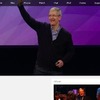 ティム・クックCEOが登場！（キャプチャ）