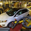 カナダ工場で生産が開始された新型フォードエッジ