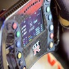 NISSAN GT-R LM NISMOのステアリング。