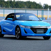ホンダ『S660』プロトタイプ。袖ヶ浦フォレストレースウェイ（千葉県）で3月中旬に開催された試乗会にて