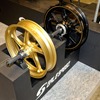 アクティブ ホイールのジャイロ効果体感コーナー（東京モーターサイクルショー15）