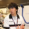 アクティブ 販売推進部の小山博由来氏（東京モーターサイクルショー15）