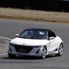 袖ヶ浦フォレストレースウェイ（千葉）で行なわれたS660プロタイプ試乗会のようす