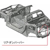 【ホンダ S660 発表】ボディ剛性を徹底的に向上…床下やサスまわりを直線のバーで補強