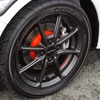 サイズはフロントが15×5J インセット45mm PCD 100mm、リアが16×6 1/2J インセット50mm PCD 100mm