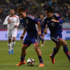 岡崎慎司と香川真司（2015年3月27日）