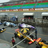 サポートレースとして開催される「FIA-F4」の練習走行も雨に見舞われた。