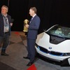 2015ワールドグリーンカー賞を受賞したBMW i8（ニューヨークモーターショー15）