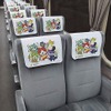 座席指定車のヘッドカバーも「妖怪ウォッチ」をデザインしたものに変更される。