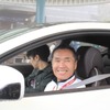 篠塚健次郎氏も先導者のフェラーリFFで参加