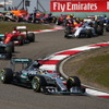 F1中国GP決勝の様子