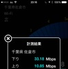 千葉県佐倉市での速度