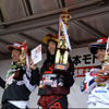 全日本モトクロス第2戦関東大会レディースクラス表彰台。