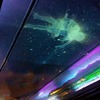 「ゆめぞら」はトンネル走行時、車内天井に星座などを映し出す映像装置を搭載している。