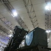 「PAC3発射機」とのことだったが、実際に展示されていたのは、大型弾を使用するPAC2発射機だった。
