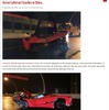 上海で起きたラ・フェラーリの事故を伝える『Car News China.com』