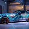 『ネクストライドロン』として劇場版仮面ライダードライブに登場するメルセデス AMG GT