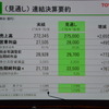 トヨタ自動車 決算会見