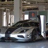 最新のスーパーカーも展示されていた