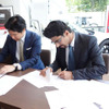 Riyadh Valley Company 社との調印式の様子