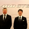 フェラーリ極東エリア統括 マネージング・ディレクター、ディーター・クネヒテル氏（左）と、フェラーリ・ジャパン代表取締役社長のリノ・デパオリ氏（右）