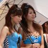 【鈴鹿8耐】レースクイーン写真蔵…第七弾、MotoMapガールズ のヘソピ