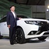 三菱自動車工業の相川哲郎社長