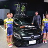 メルセデスベンツ CLAシューティングブレーク発表会に鹿屋体育大学 自転車競技部の選手たちが登場