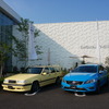 会場には850 T-5RとV60 T6 AWDが展示されていた