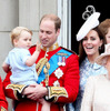 英ウィリアム王子＆キャサリン妃＆ジョージ王子 -(C) Getty Images