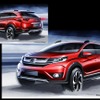 ホンダ BR-V プロトタイプの予告スケッチ