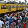 今年の南入曽車両基地公開イベントは8月22日に行われる。写真は2014年のイベントの様子。