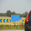 スウェーデンの道路標識　直感!!