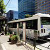 豊洲駅前にて