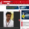 ジャン・アレジ氏のドイツでのスピード違反を伝えるスイス『Blick』