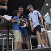 イベントステージに登場したケーシー・ストーナー選手