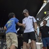 イベントステージに登場したケーシー・ストーナー選手