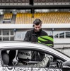メルセデス AMG Cクラスクーペの開発プロトタイプ車