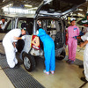 板金作業もリアルに体験（宇都宮市やBASFジャパンなどによる塗装・板金イベント、7月29日、ホンダボディサービス栃木にて）