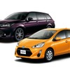 新車販売トップ2のトヨタ アクア と カローラ