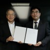 左:NEC執行役員常務・手島俊一郎氏／右:KT Executive Vice President・Dong-Myun Lee氏