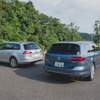 VW パサートヴァリアント（右）と ゴルフ ヴァリアント（左）