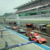 SUPER GT第4戦開催中の富士スピードウェイ（予選日）。