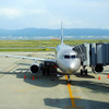 関空で休むジェットスター・ジャパンA320（8月6日、関空）