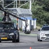 メルセデス AMG Cクラスクーペの開発プロトタイプ車