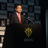 新商品発表会に登場した、相模屋食料の代表取締役社長の鳥越淳司氏