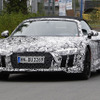 アウディ R8スパイダー スクープ写真